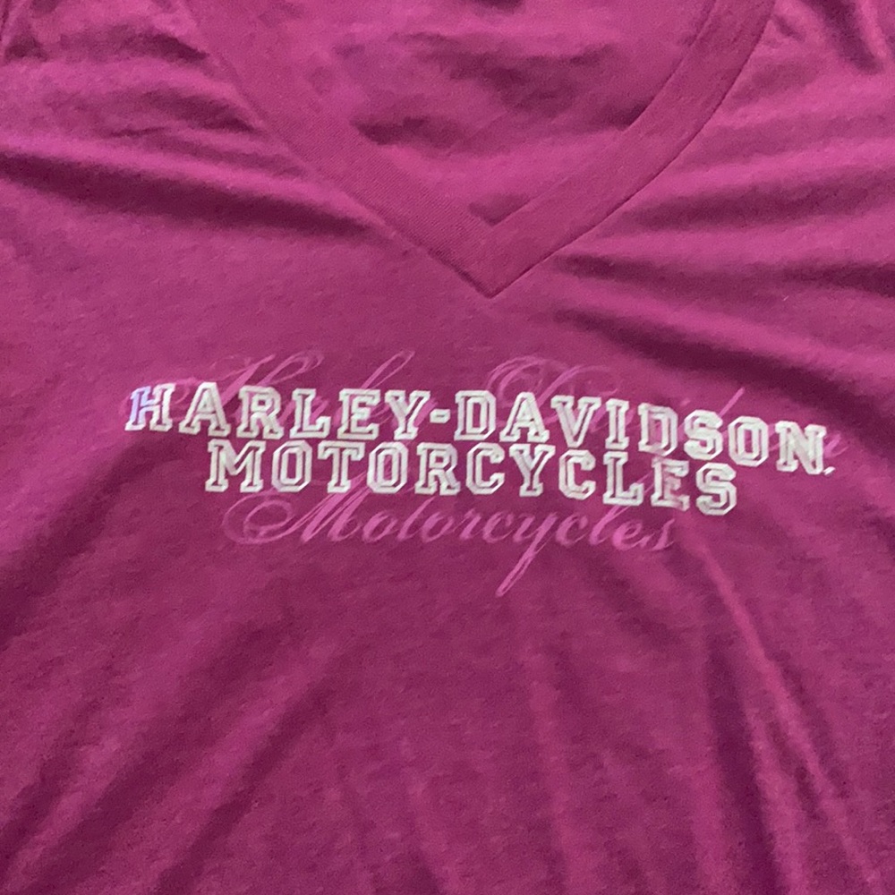 Purple Harley Davidson women’s shirt